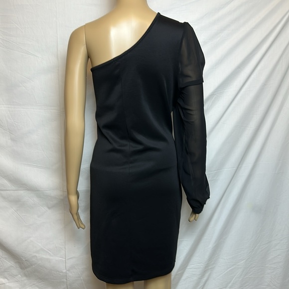 Charlotte Russe Party Dress. Off the Shoulder Sheer Sleeve. Sparkle Cuff. Sz XL. - Picture 3 of 10